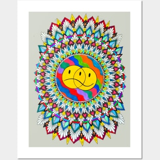 Mixed Emotions Mandala Posters and Art